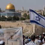 View of Jerusalem’s Temple Mount with the Dome of the Rock, representing current tensions and the biblical question of a future temple.