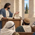 Paul speaking boldly in Thessalonica after suffering in Philippi.